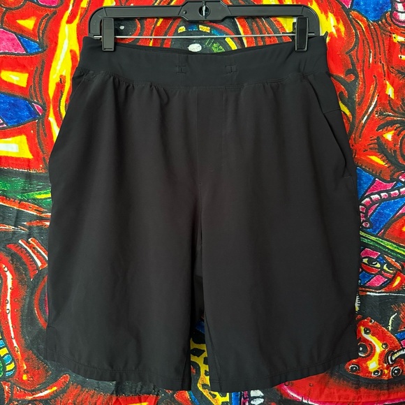 Lululemon T.H.E. 9" Training Shorts Medium Black Mesh Swift Liner - Picture 1 of 4